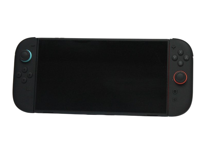 A Nintendo Switch 2 in handheld mode